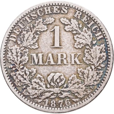 купить Германия 1 марка (mark) 1876 A знак монетного двора: "A" - Берлин