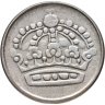 Купить Швеция 25 эре (ore) 1955