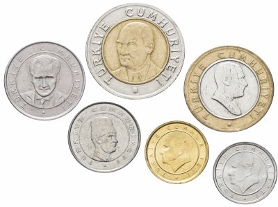 Купить Турция набор монет 2005-2008 (6 штук)