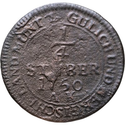 Купить Юлих-Берг ¼ штюбера 1750