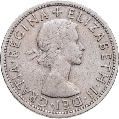 купить Великобритания 1/2 кроны (crown) 1956