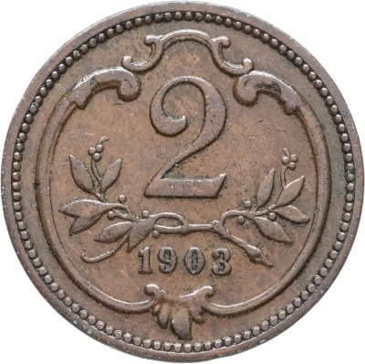 купить Австрия 2 геллера (heller) 1903