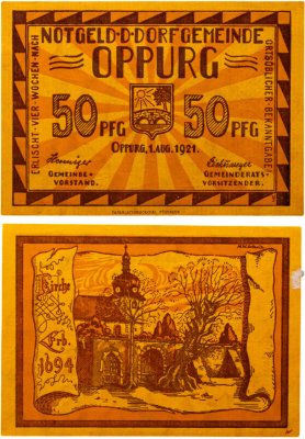 купить Австрия нотгельды 50 пфеннигов 1921