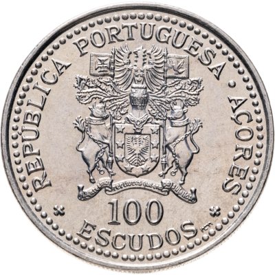 купить Португалия 100 эскудо (escudos) 1986 "10 лет автономии Азорских островов"