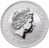 Купить Австралия 1 доллар 2002 "Восточный календарь. Год Лошади" с позолотой