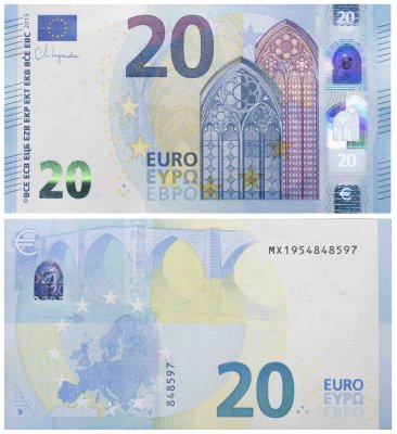 купить Евросоюз 20 евро 2015 Франция