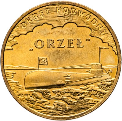 купить Польша 2 злотых 2012 "Подлодка Орел (Orzel)"