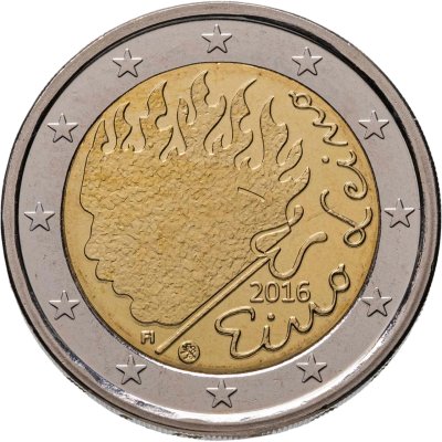 купить Финляндия 2 евро (euro) 2016 "Эйно Лейно"