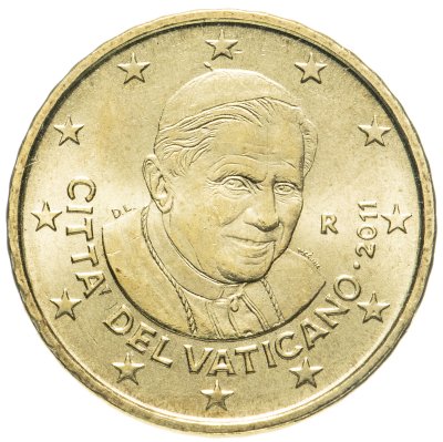 купить Ватикан 10 евроцентов (cents) 2011