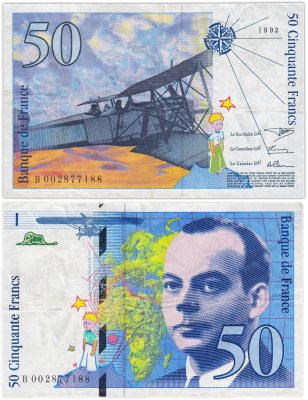купить Франция 50 франков 1992 года (Pick 157a)