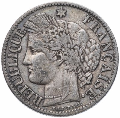 Купить Франция 2 франка (francs) 1881