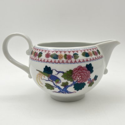 купить Соусник "Райские птицы", выполненный в восточном стиле, фарфор, деколь, Kahla, ГДР, 1968-1987 гг.