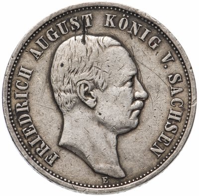 купить Саксония 3 марки 1913 Фридрих Август