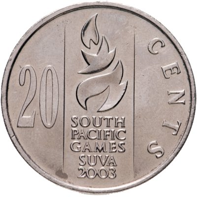 купить Фиджи 20 центов (cents) 2003 "Тихоокеанские игры"