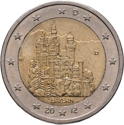 купить Германия 2 евро 2012 D "Федеральные земли Германии: Бавария"