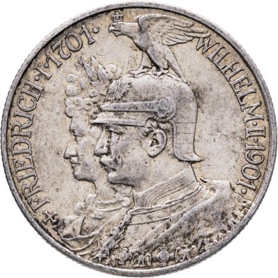купить Германия (Империя) 2 марки (mark) 1901 "200 лет Пруссии"