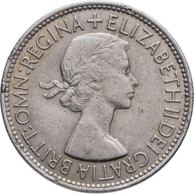 Купить Великобритания 2 шиллинга (флорин, shillings) 1953