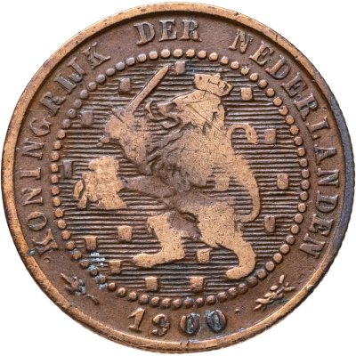 купить Нидерланды 1 цент (cent) 1900