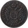 Купить Австрия 1/4 крейцера 1851, знак монетного двора "В" - Кремница