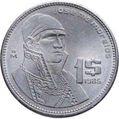 купить Мексика 1 песо (peso) 1985