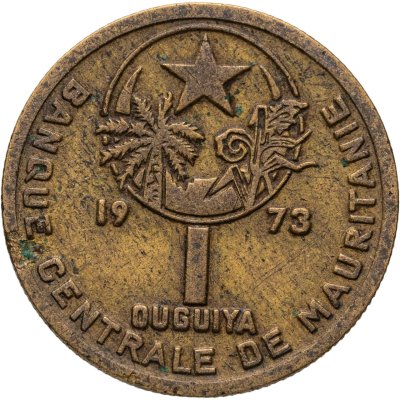 купить Мавритания 1 угия 1973