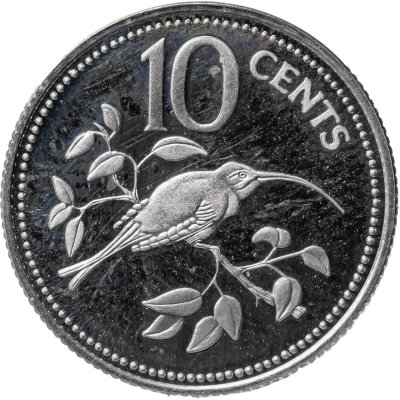 купить Белиз 10 центов (cents) 1975 Птица
