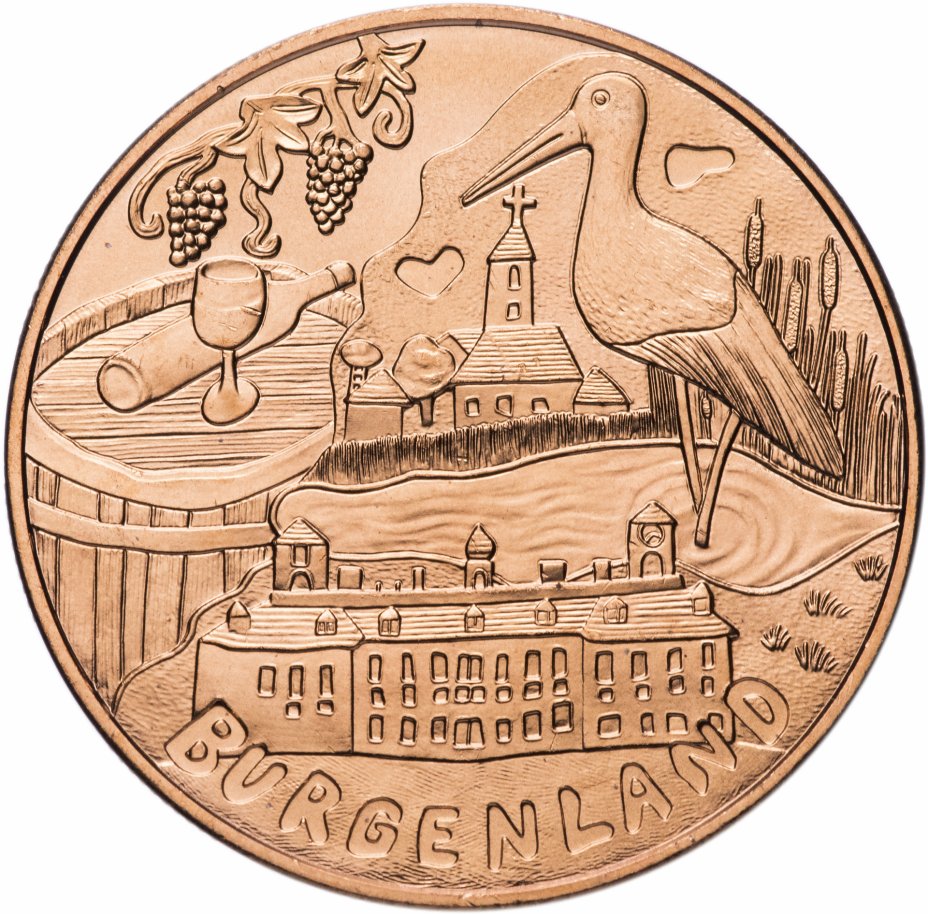 купить Австрия 10 евро 2015 Бургенланд