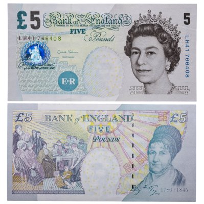 купить Англия 5 фунтов 2002 (Pick 391d)