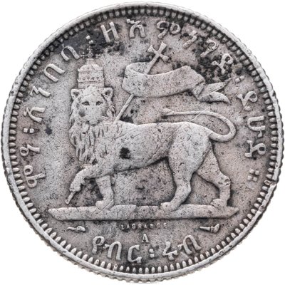 купить Эфиопия 1/4 быра (birr) 1903