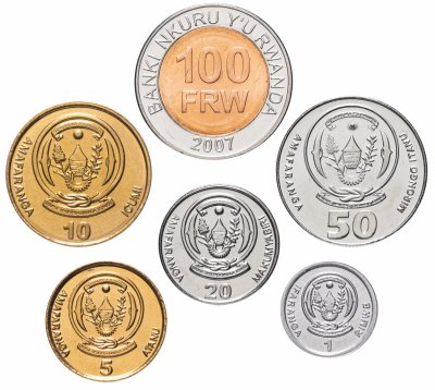 купить Руанда набор монет 2003-2011 (6 штук)