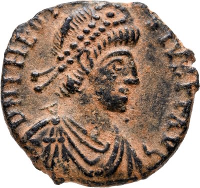 купить Римская Империя, Феодосий I, 379-395 гг, Нуммий.