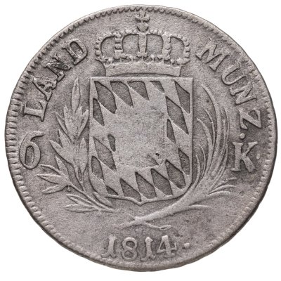 купить Бавария 6 крейцеров 1814