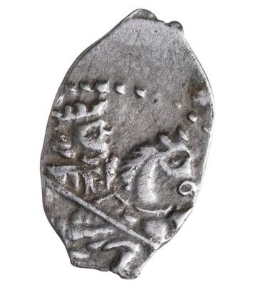 купить Петр I Алексеевич Романов. Копейка единоличное правление 1701 г. (AѰА) чекан Кадашевский денежный двор. Москва