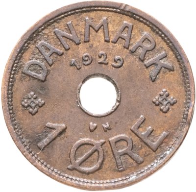 купить Дания 1 эре (ore) 1929