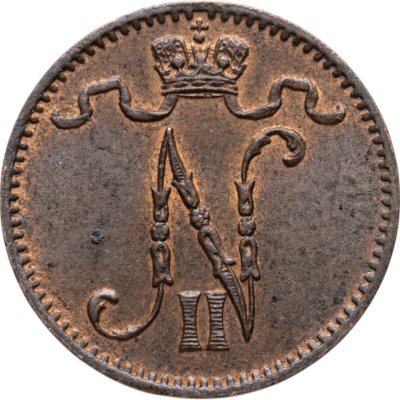 купить 1 пенни (penni) 1914 Российская Финляндия