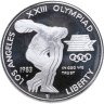 Купить США 1 доллар 1983 S Proof "XXIII летние Олимпийские Игры - Дискобол" в капсуле