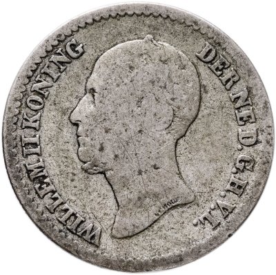 купить Нидерланды 10 центов (cents) 1849