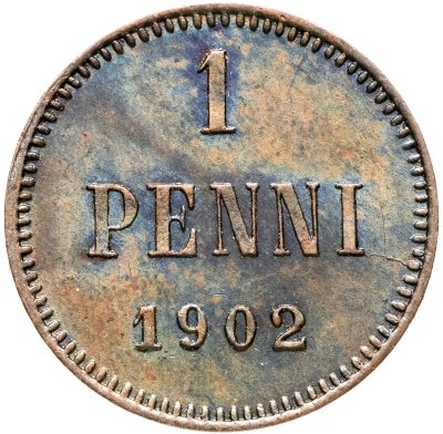 купить 1 пенни (penni) 1902 Российская Финляндия