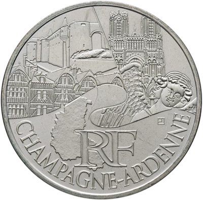 купить Франция 10 евро 2011 "Регионы Франции - Шампань-Арденны"
