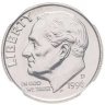 Купить США 10 центов (one dime) 1996 "Roosevelt Dime" в слабе DNC MS67