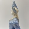 Купить Статуэтка "Хозяйка медной горы", скульптор Л. Н. Шушканова, фарфор, роспись, золочение, Турыгинский фарфоровый завод артели «Художественная керамика» (Гжель), СССР, 1950-1960 гг.