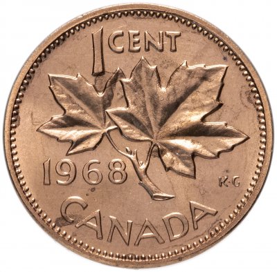 купить Канада 1 цент (cent) 1968