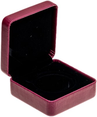 купить Футляр из кожзаменителя "Канада" для монеты диаметр ячейки 45 мм