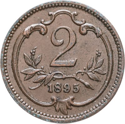купить Австрия 2 геллера (heller) 1895