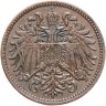 Купить Австрия 2 геллера (heller) 1895