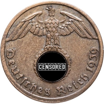 купить Германия (Третий рейх) 1 рейхспфенниг (reichspfennig) 1939 A