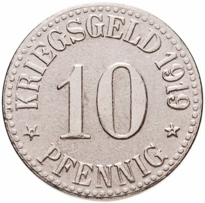 купить Германия (Кассель) нотгельд 10 пфеннигов 1919