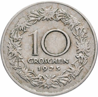 купить Австрия 10 грошей 1925