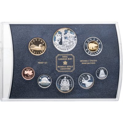 купить Канада полный набор монет 2002 "50 лет правления Елизаветы II" в футляре