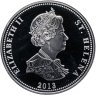 Купить Остров Святой Елены 25 пенсов (pence) 2013 "Наполеоновские войны - Наполеон изгоняется на Эльбу"
